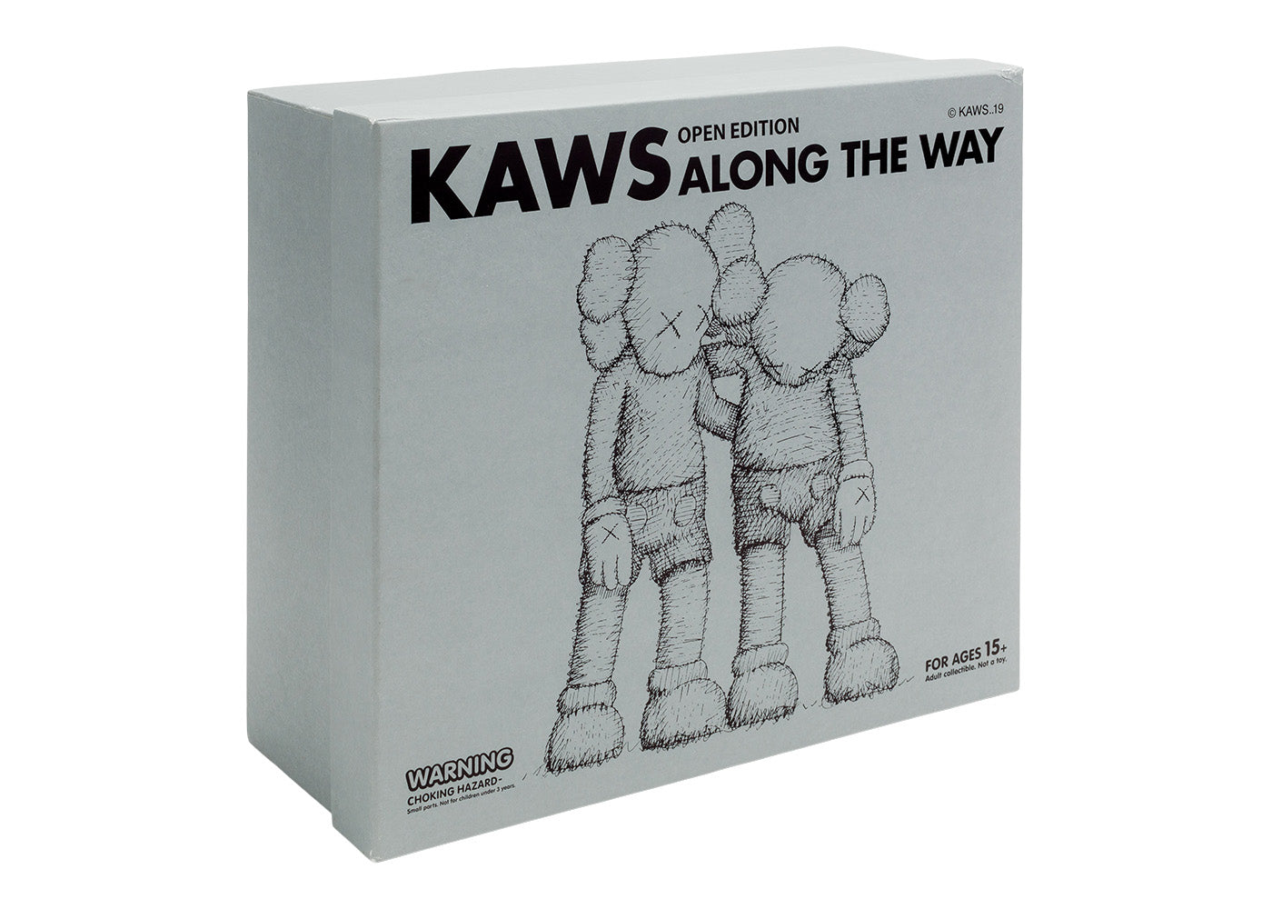 KAWS Along The Way Vinyl Figure Grey