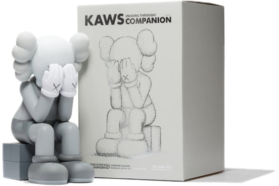 KAWS Passing Through Companion Vinyl Figure (2013) Grey