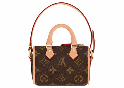 Louis Vuitton Bag Charm Speedy Monogram Brown