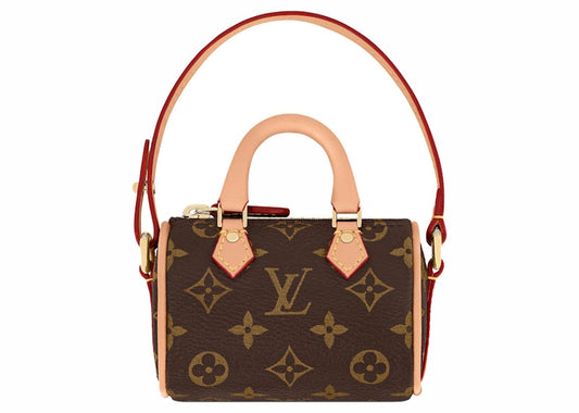 Louis Vuitton Bag Charm Speedy Monogram Brown