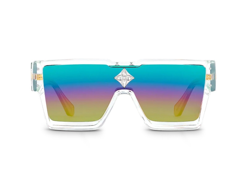 Louis Vuitton Cyclone Sunglasses Clear Multicolor Gradient (Z1832E)