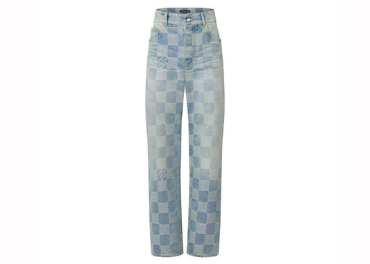 Louis Vuitton Damier Denim Skate Pantalon Indigo 