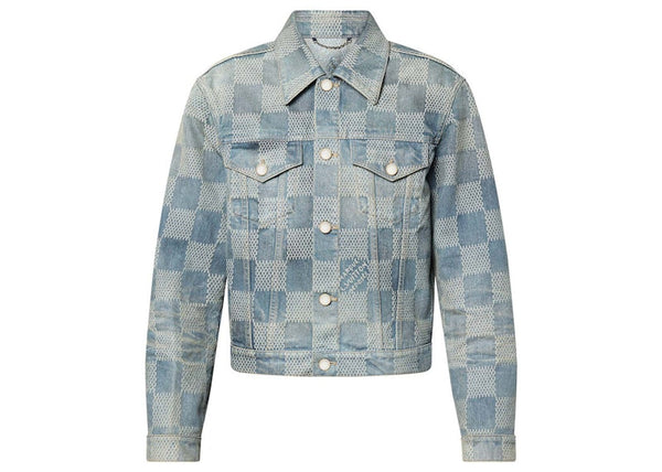 Louis Vuitton Damier Washed Denim Jacket Indigo