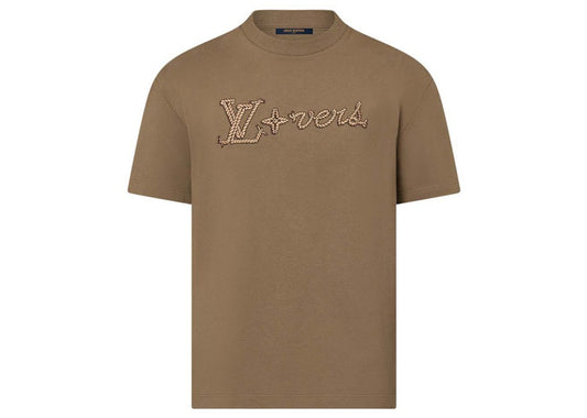 Louis Vuitton Embroidered Signature Cotton T-Shirt Kangaroo