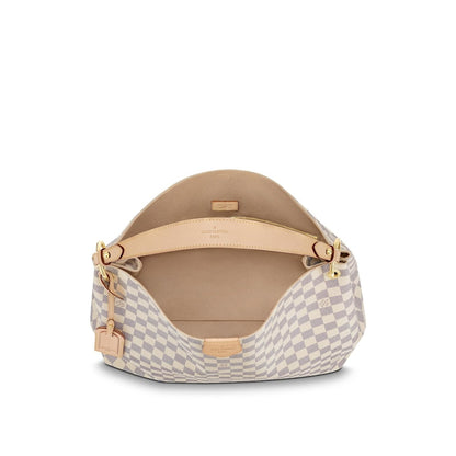 Louis Vuitton Graceful Damier Azur MM Beige