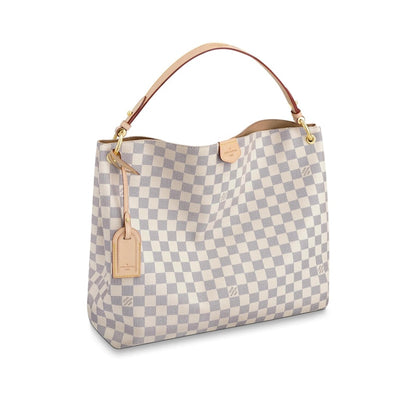 Louis Vuitton Graceful Damier Azur MM Beige