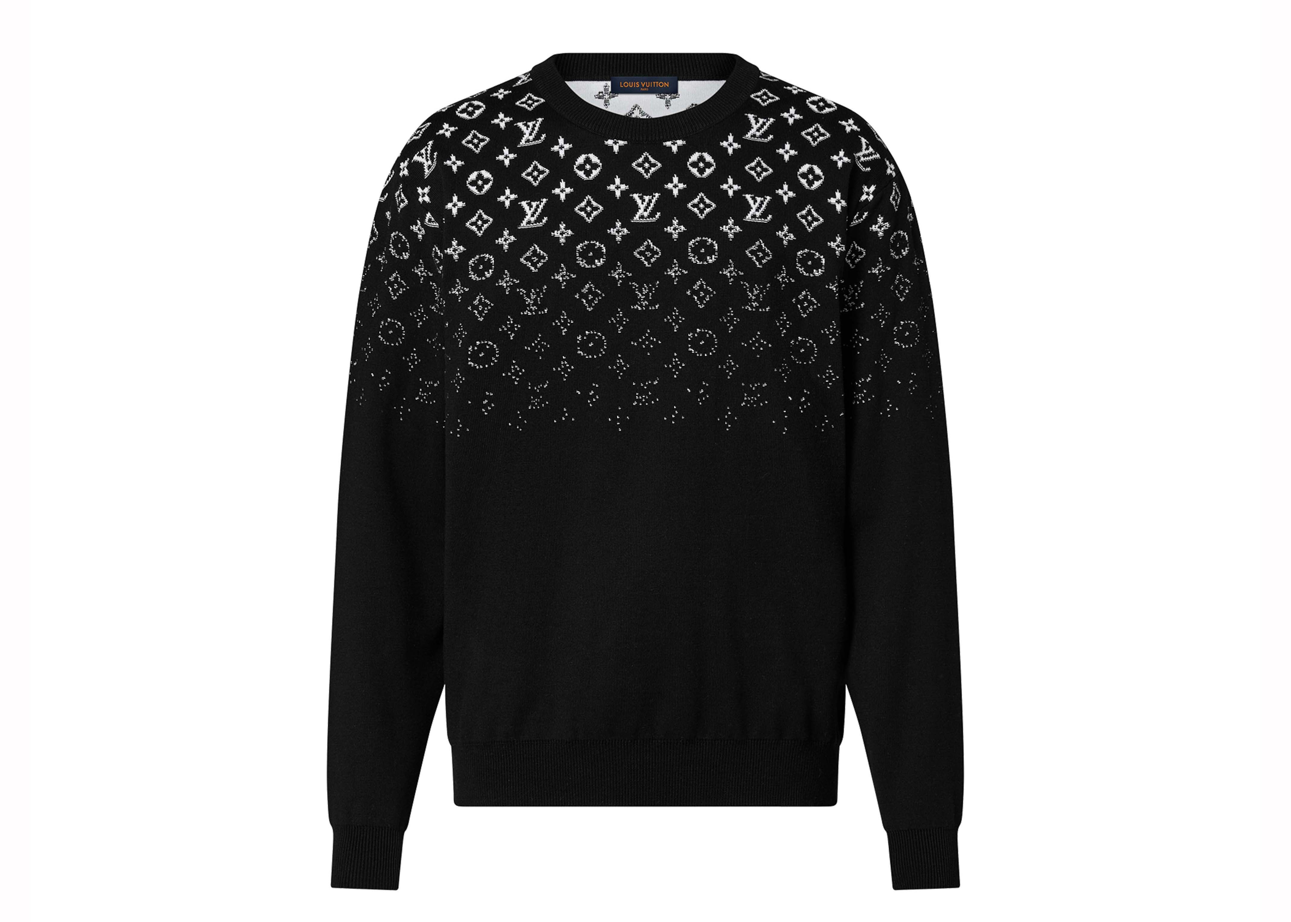 NWT Louis Vuitton Black popular Crewneck Sweater