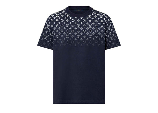 Louis Vuitton Gradient Cotton T-shirt Navy Blue