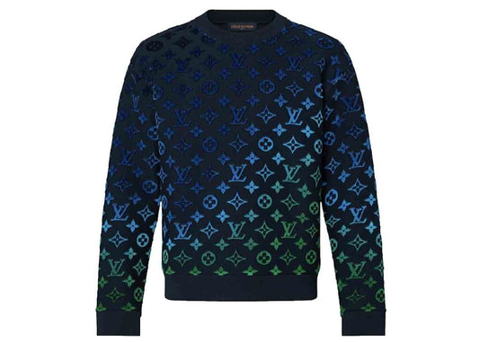 Louis Vuitton Gradient Monogram Fil Coup Sweatshirt Multicolor