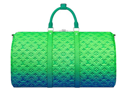 Louis Vuitton Keepall 50B Taurillon Illusion Blue/Green