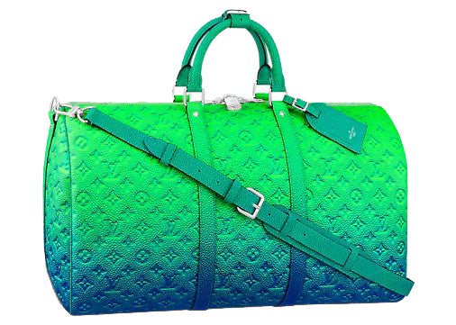 Louis Vuitton Keepall 50B Taurillon Illusion Blue/Green