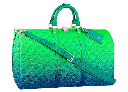 Louis Vuitton Keepall 50B Taurillon Illusion Blue/Green