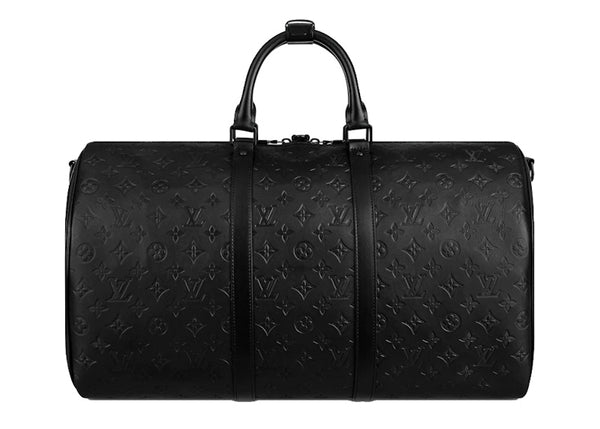 Louis Vuitton Keepall Bandouliere 50 Monogram Shadow Black