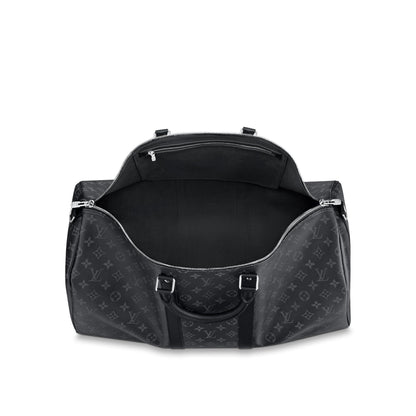 Louis Vuitton Keepall Bandouliere 50 Monogram Shadow Black