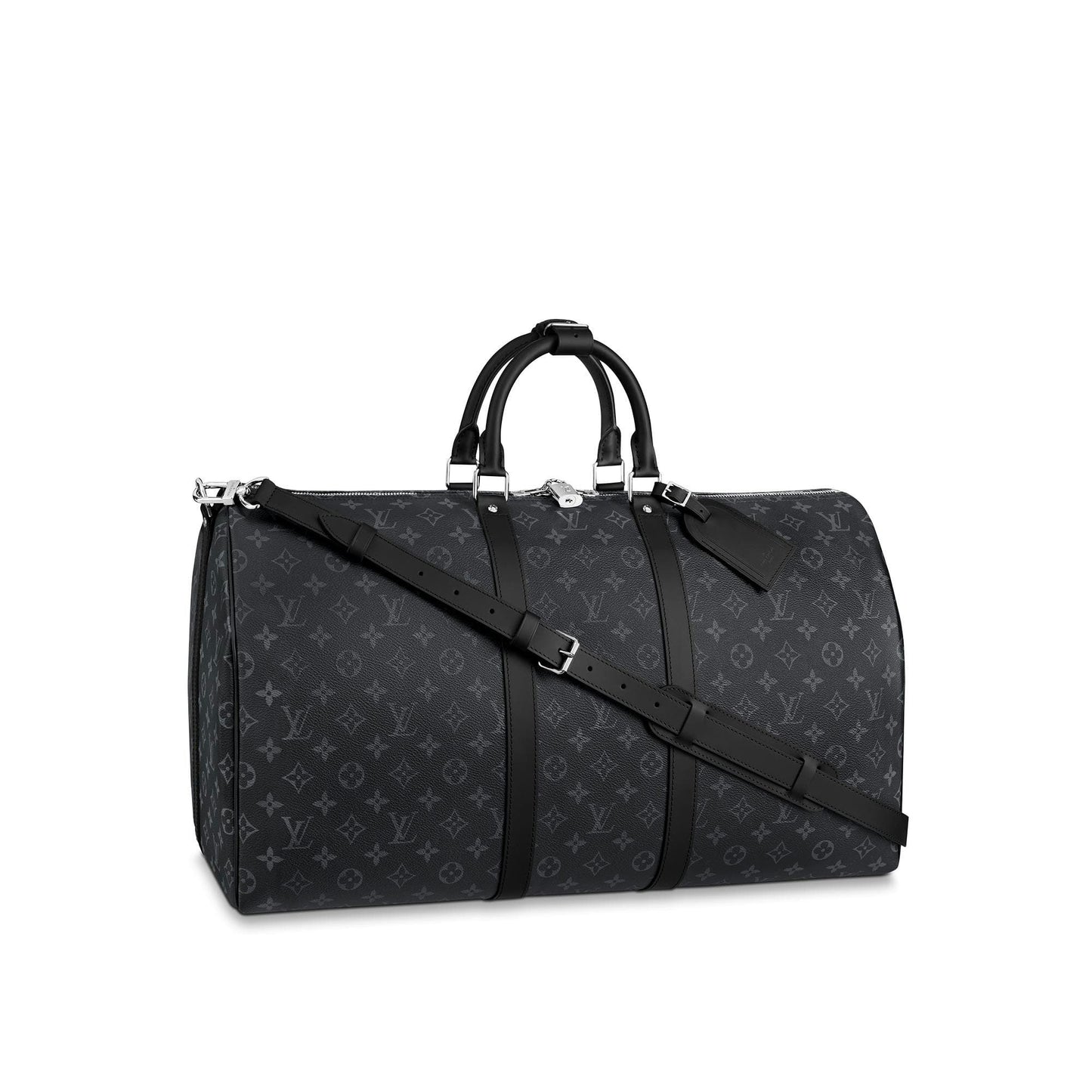 Louis Vuitton Keepall Bandouliere 50 Monogram Shadow Black