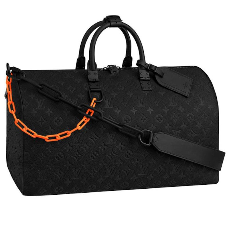 Louis Vuitton Keepall Monogram Bandouliere 50 Black