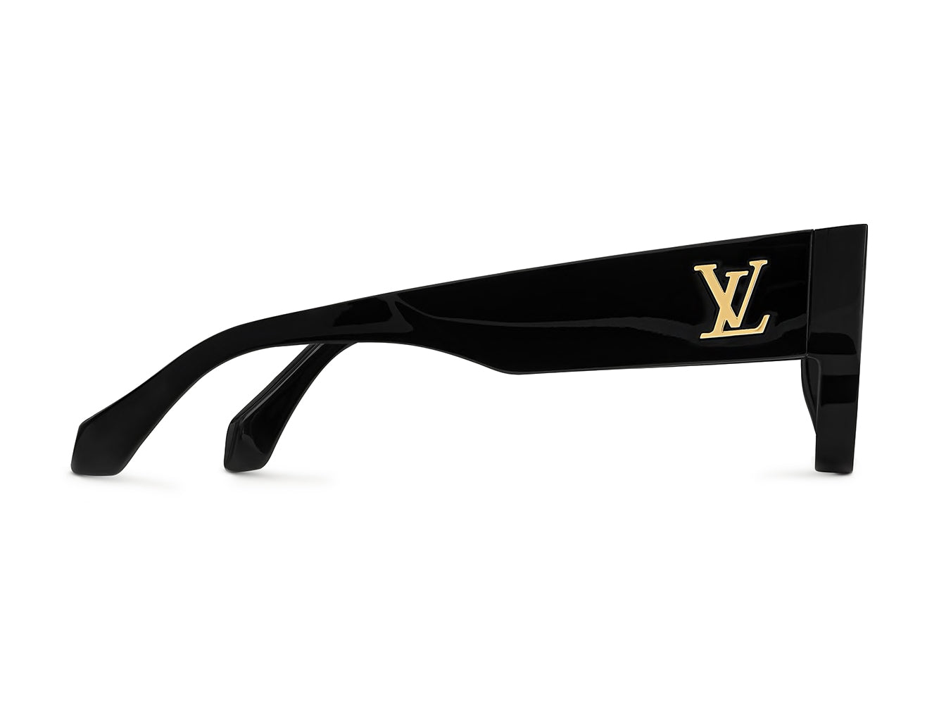 Louis Vuitton LV Clash Square Sunglasses Black/Gold