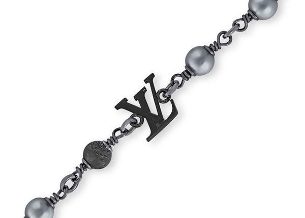 Louis Vuitton LV Pearls Bracelet Black