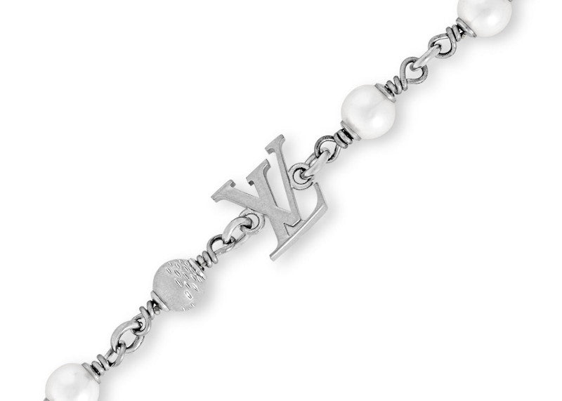 Louis Vuitton LV Pearls Bracelet Silver