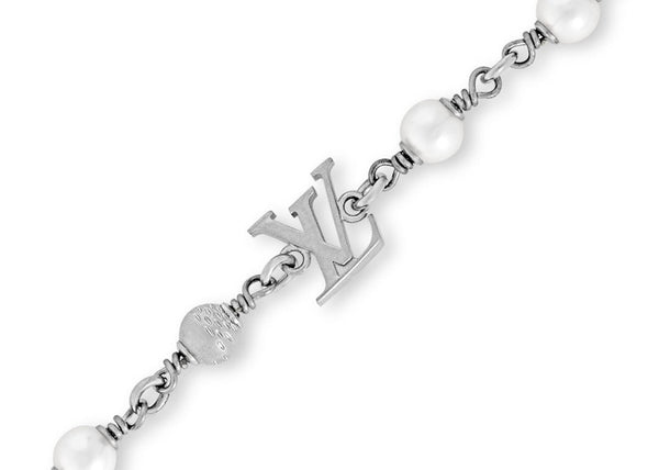 Louis Vuitton LV Pearls Bracelet Silver
