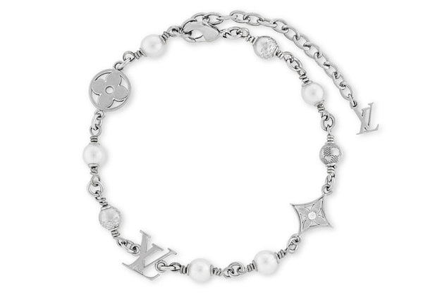 Louis Vuitton LV Pearls Bracelet Silver