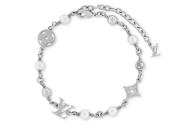 Louis Vuitton LV Pearls Bracelet Silver