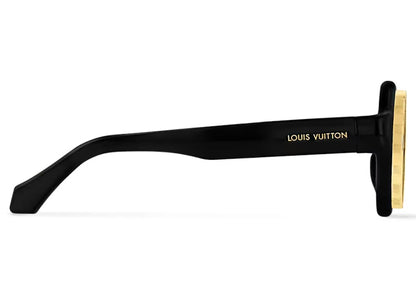 Louis Vuitton LV Super Vision Round Sunglasses Black (Z2598U)