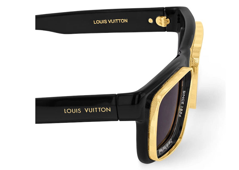 Louis Vuitton LV Super Vision Square Sunglasses Black (Z2599U)