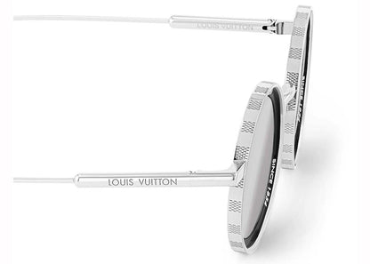 Louis Vuitton LV Supervision Metal Round Sunglasses Silver