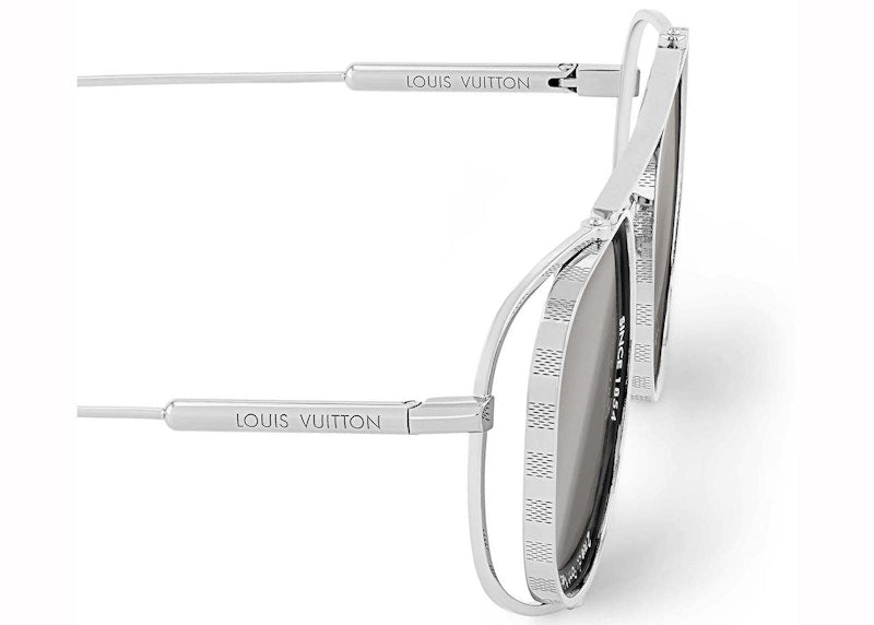 Louis Vuitton LV Supervision Metal Sunglasses Silver