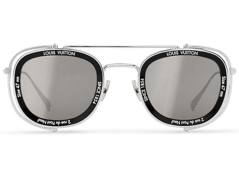 Louis Vuitton LV Supervision Metal Sunglasses Silver