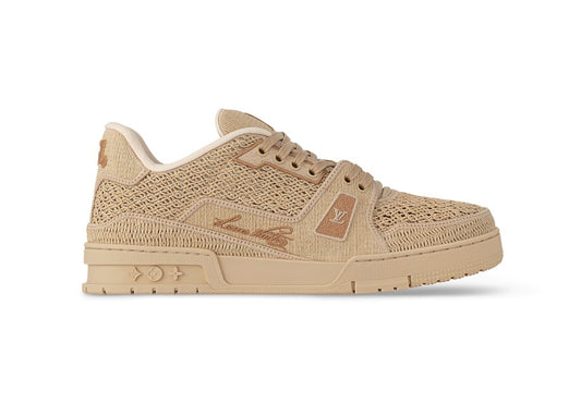 Louis Vuitton LV Trainer Beige Raffia 