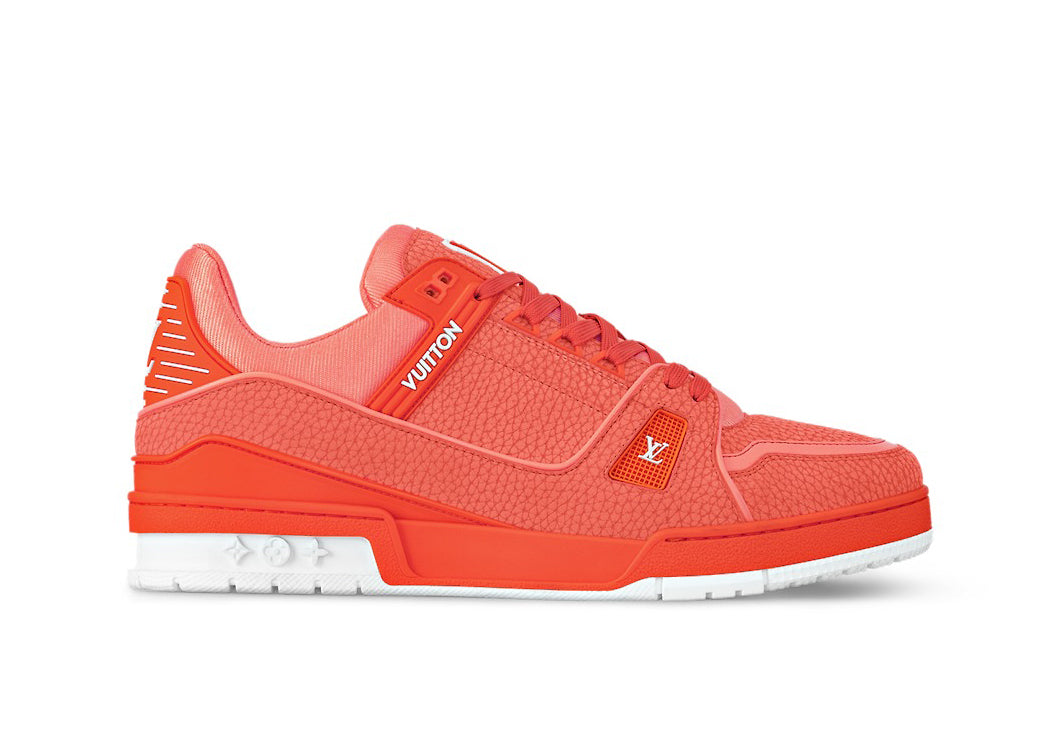 Louis Vuitton LV Trainer Orange White 