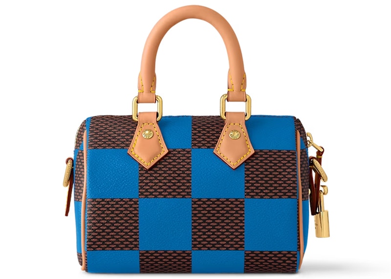 Louis Vuitton Nano Speedy Bandoulière Damier Pop Blue