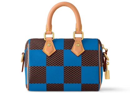 Louis Vuitton Nano Speedy Bandoulière Damier Pop Blue