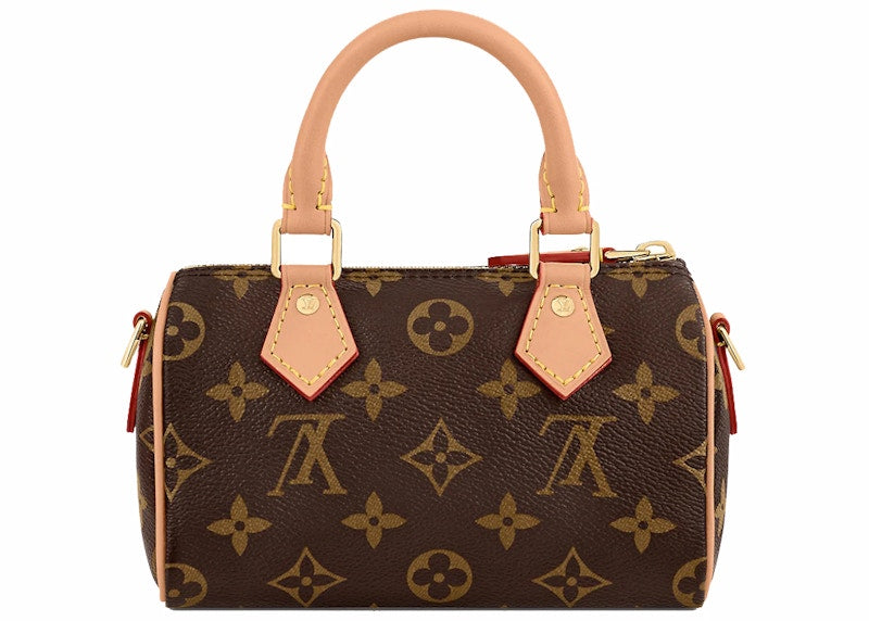 Louis Vuitton Nano Speedy Monogram Canvas Brown