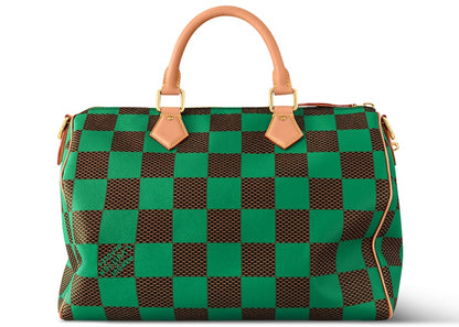 Louis Vuitton Speedy 40 Bandoulière Damier Pop Green