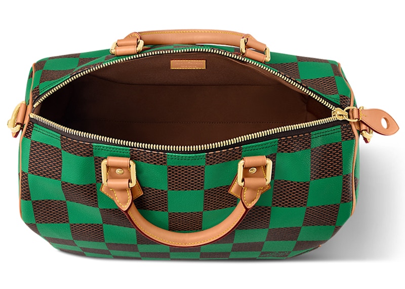 Louis Vuitton Speedy 40 Bandoulière Damier Pop Green