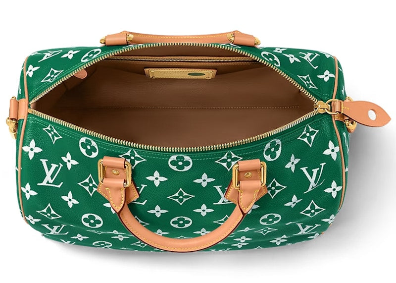 Louis Vuitton Speedy P9 Bandoulière 40 Monogram Leather Green