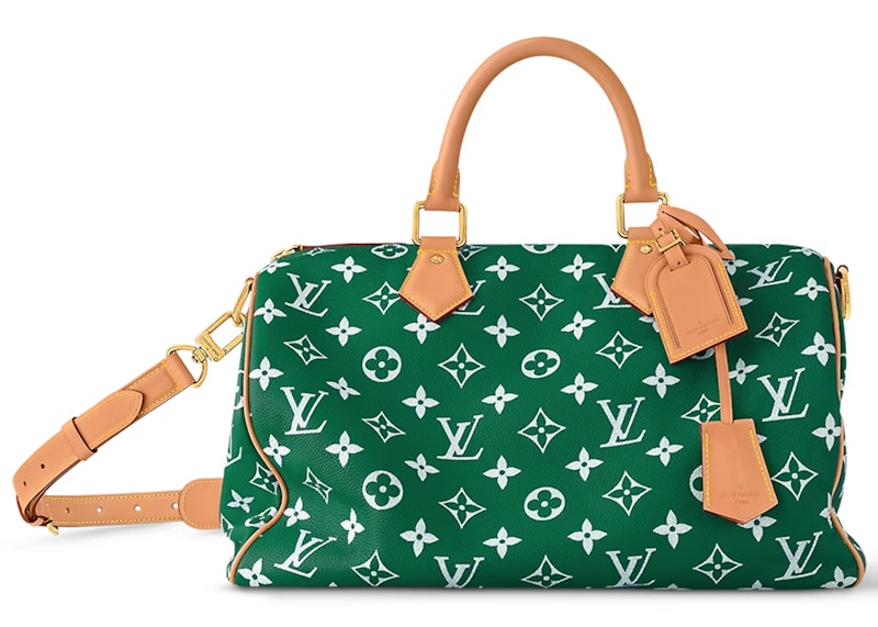 Louis Vuitton Speedy P9 Bandoulière 40 Monogram Leather Green