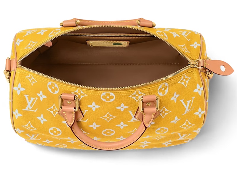 Louis Vuitton Speedy P9 Bandoulière 40 Monogram Leather Jaune Mat