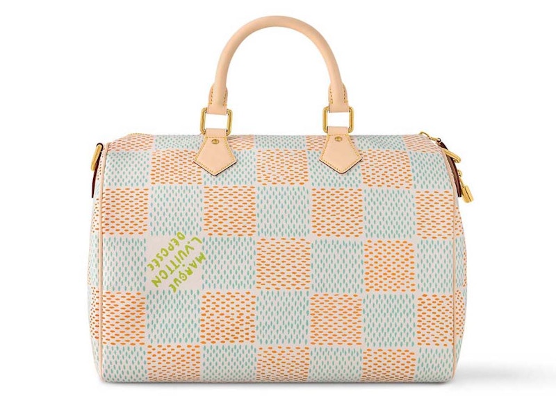 Speedy 40 Bandoulière Damier Heritage White