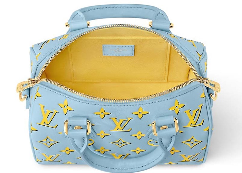 Louis Vuitton Speedy Bandouliere 20 Baby Blue