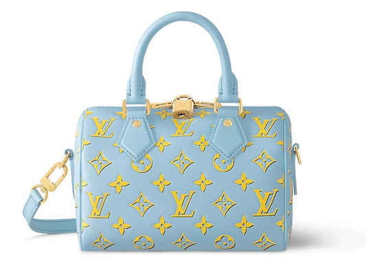 Louis Vuitton Speedy Bandouliere 20 Baby Blue