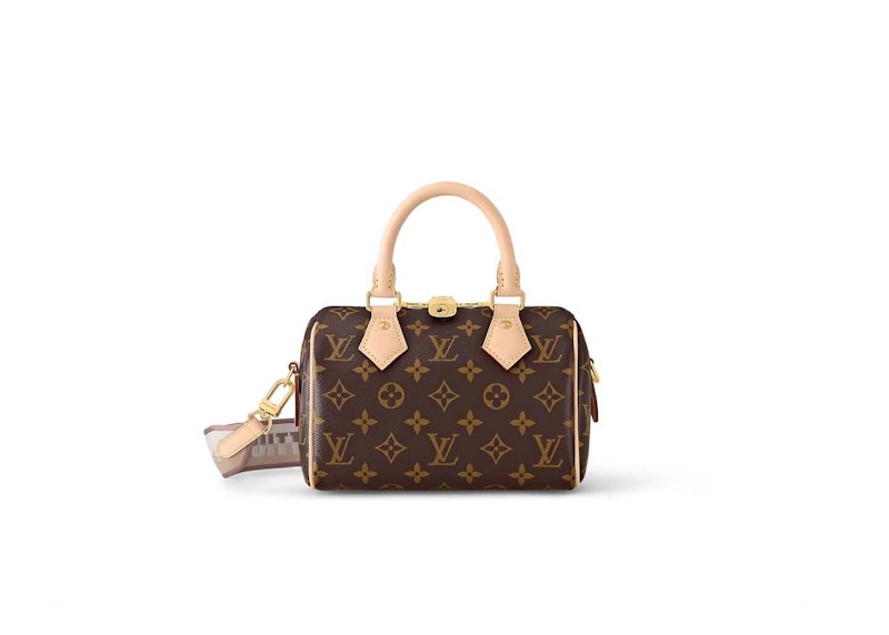 Louis Vuitton Speedy Bandouliere 20 Beige