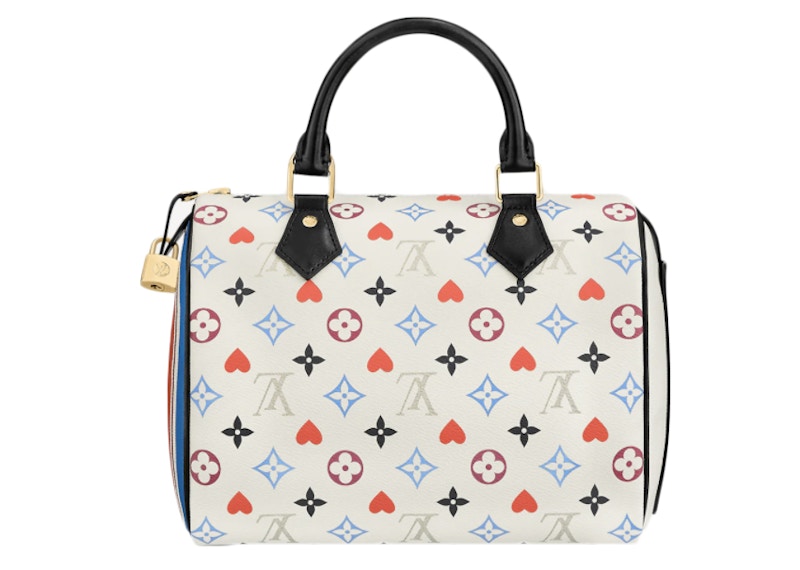 Louis Vuitton Speedy Bandouliere 25 Game On White