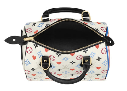 Louis Vuitton Speedy Bandouliere 25 Game On White