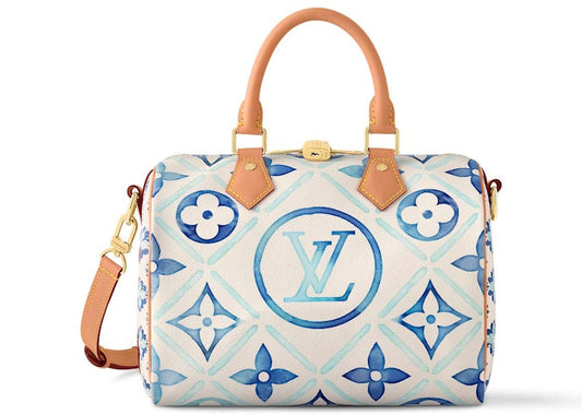 Louis Vuitton Speedy Bandouliere 25 Lagoon Blue