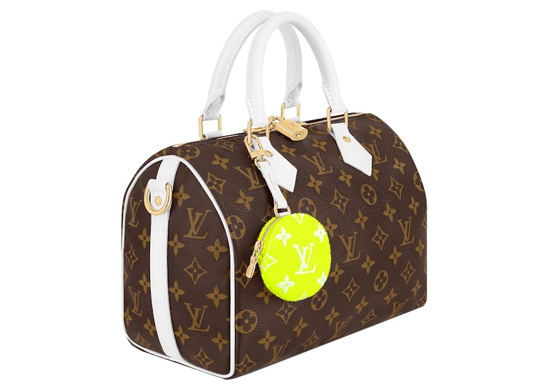 Louis Vuitton Speedy Bandouliere 25 White/Brown