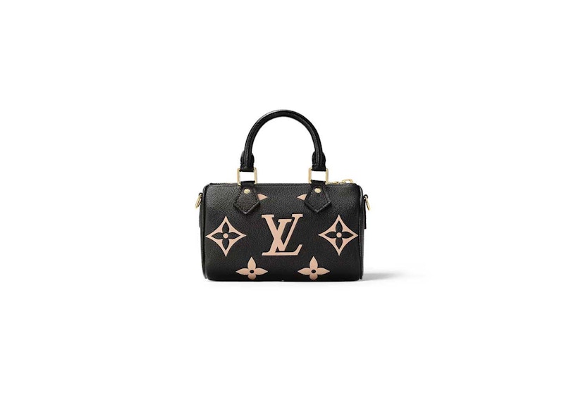 Louis Vuitton Speedy Nano Black/Beige